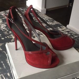 Burgundy Calvin Klein heels